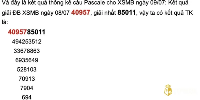 Cầu lô miền Bắc hôm nay có thể tìm thấy với các phương pháp soi cầu hiệu quả.